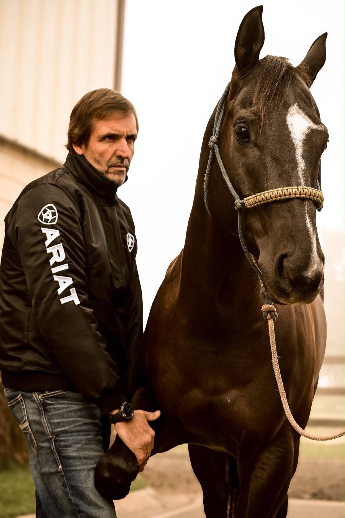 Dr. Alfredo Poci Ferri, médico-veterinário e sócio-proprietário da Pro Equus